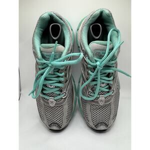 Brooks Glycerin 9 Women’s 8.5 Gray Teal Running Shoes Athletic Sneakers